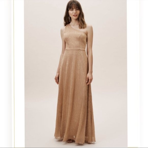 BHLDN Midas One Shoulder Gown - Picture 1 of 11
